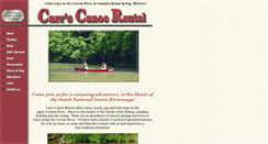 Desktop Screenshot of carrscanoerental.com